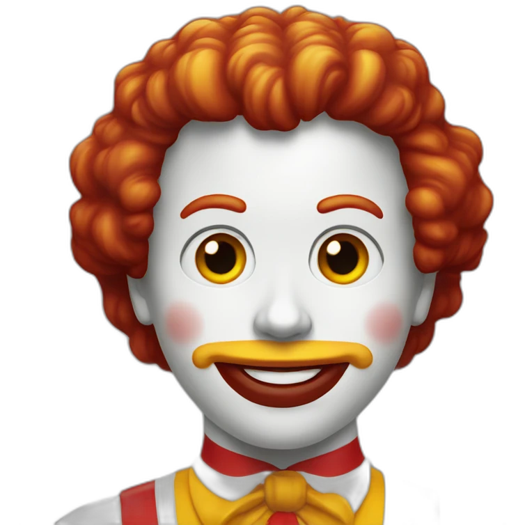 Ronald McDonald emoji