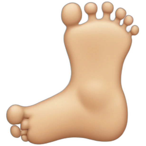 foot emoji
