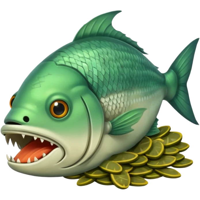 smelly dead fish green smell emoji