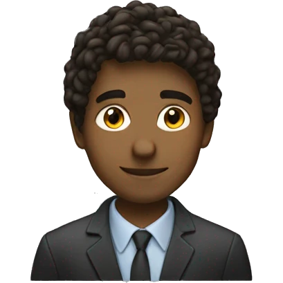 a beutiful guy programing the future emoji