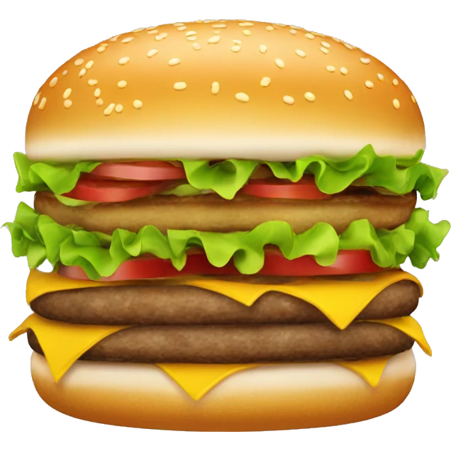 a hamburger emoji