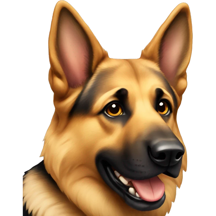 German shepherd  emoji