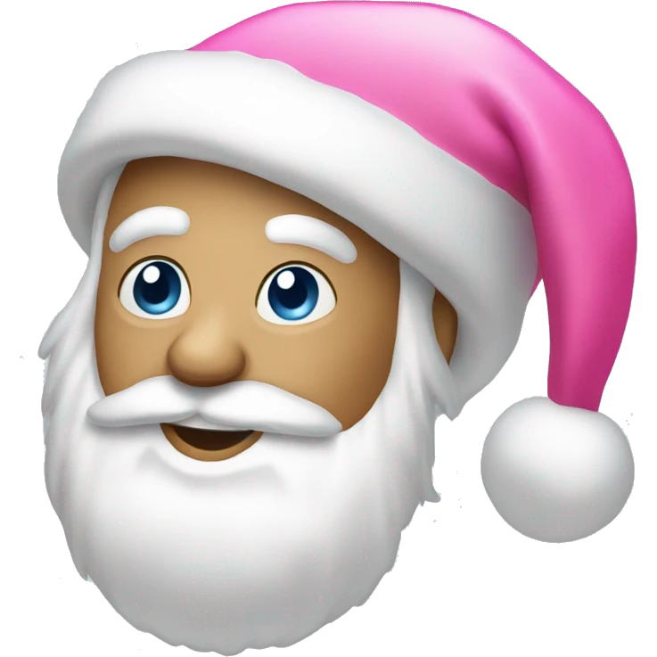 Pink Santa Hat emoji