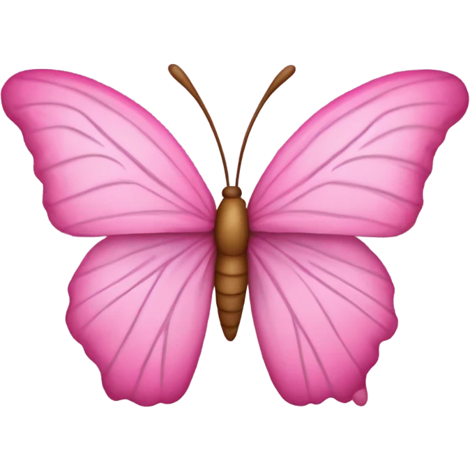 borboleta rosa emoji