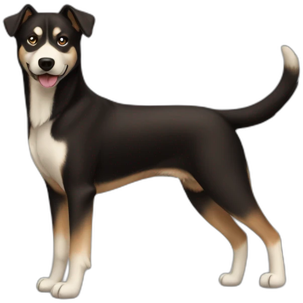 brown-husky-black-lab-mix-dog emoji