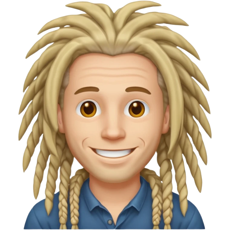 white man with dreadlocks emoji