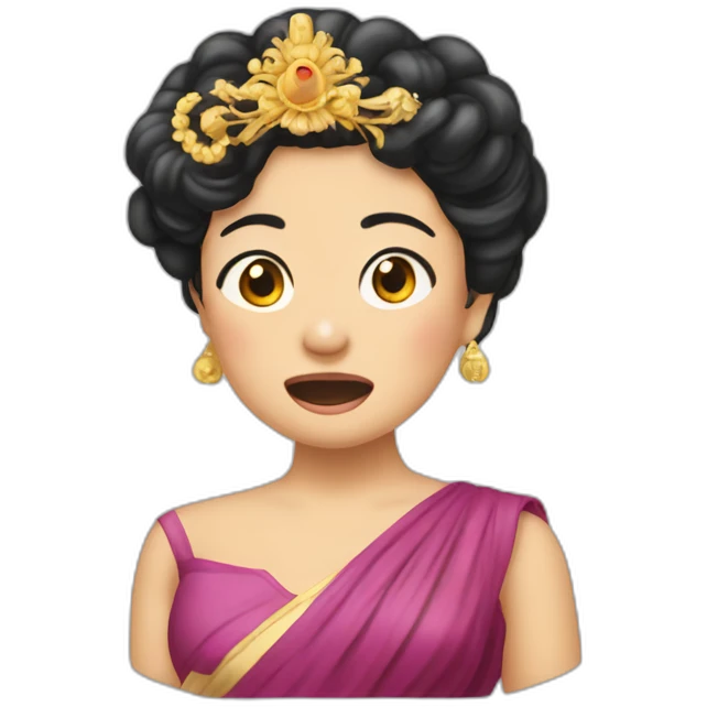 Megawati soekarnoputri shock expression emoji