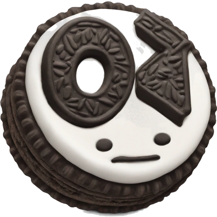 1 Oreo cookie emoji