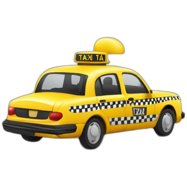 Adolf type who call taxi emoji