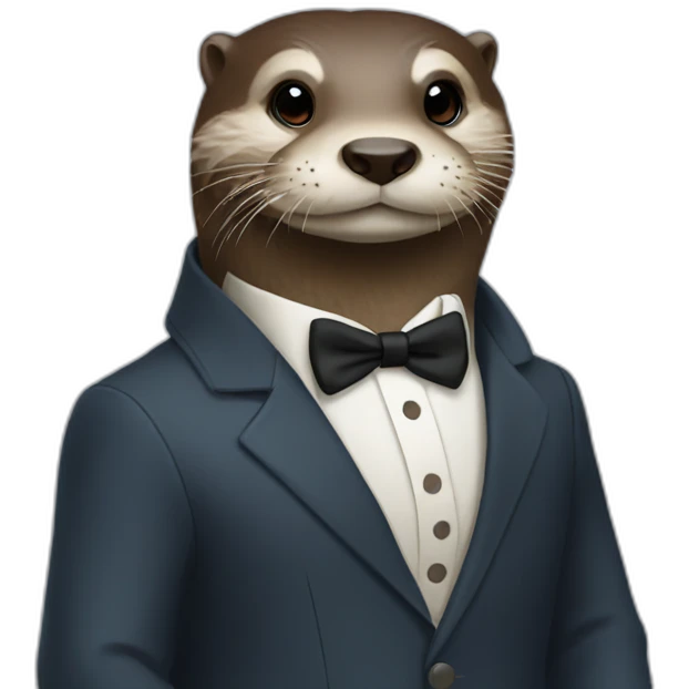 otter in suit emoji