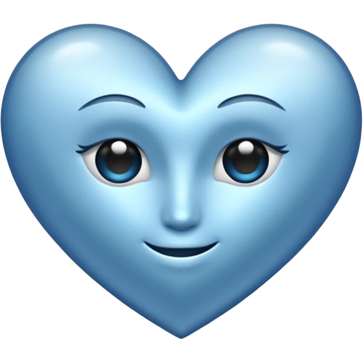 cœur pailletée argentée  emoji