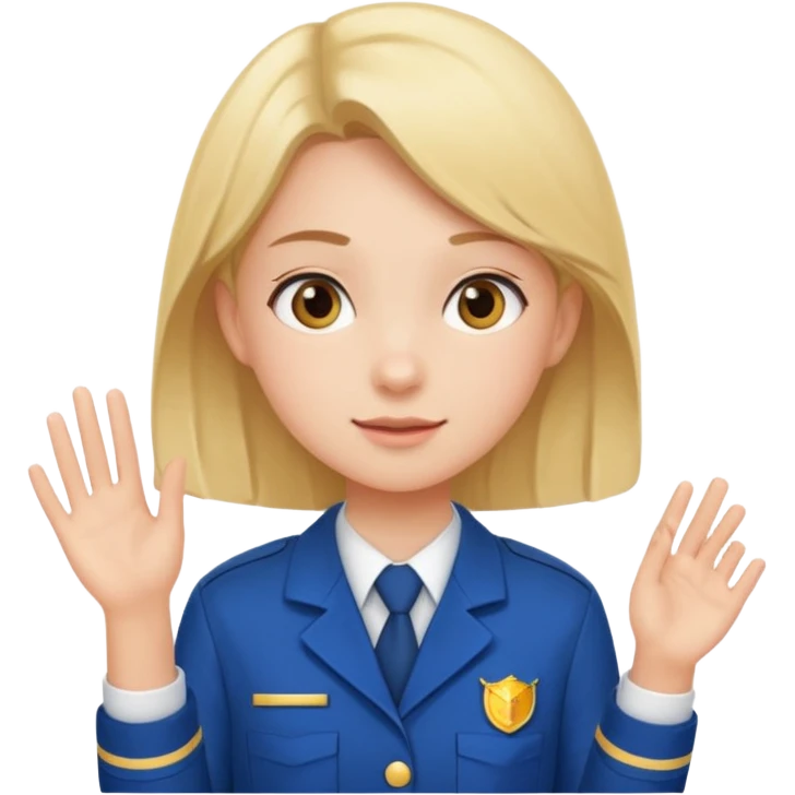 Girl school motor skills emoji