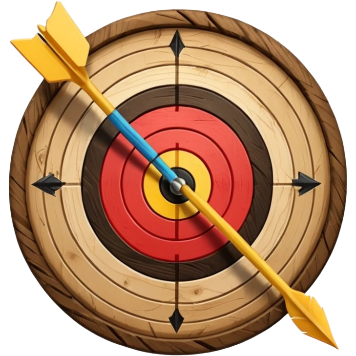 target with dart emoji