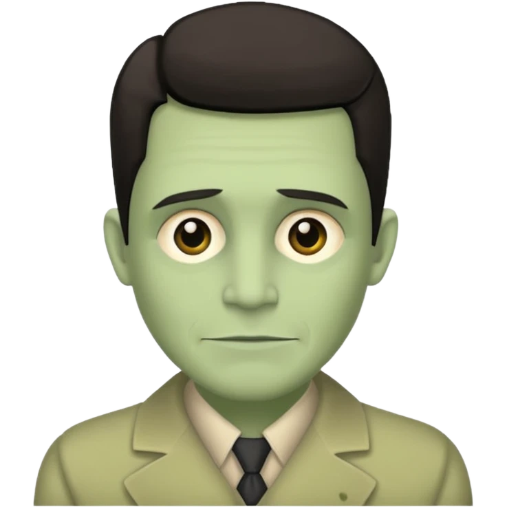 Frankie stein monster high doll boy with 5-o-clock shadow  emoji