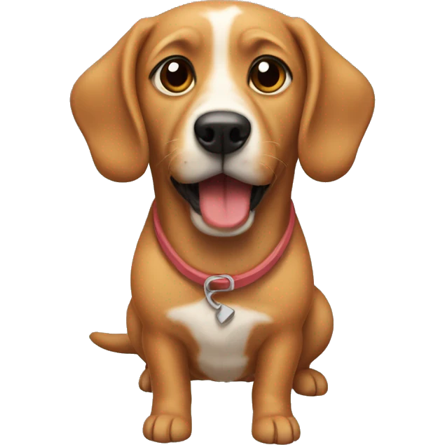 Perrito salchicha  emoji