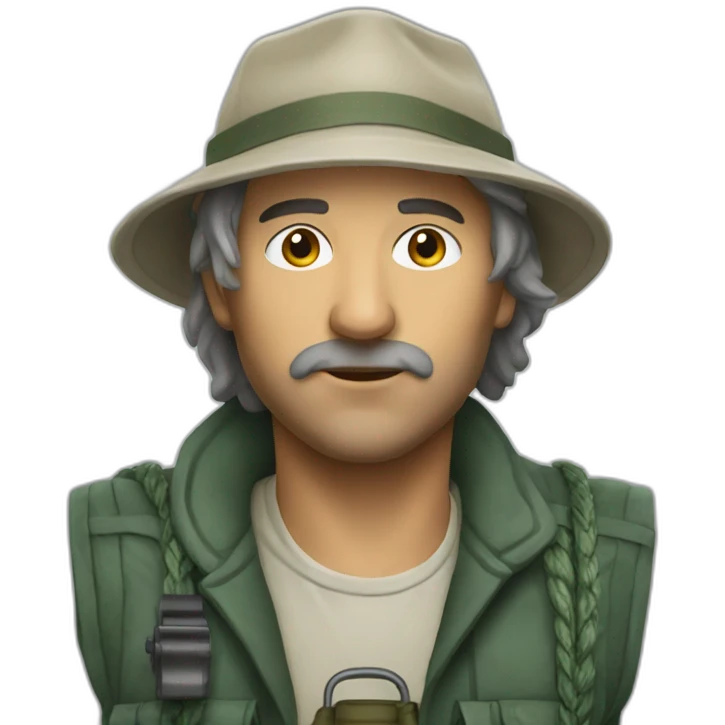 Un pêcheur emoji