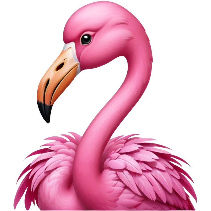 flamingo with shirt emoji