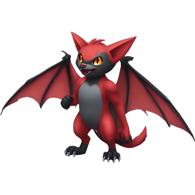 Bat-Litten-Zoroark full body emoji