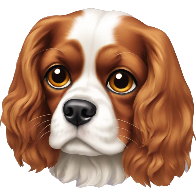 Dog cavalier king charles spaniel emoji