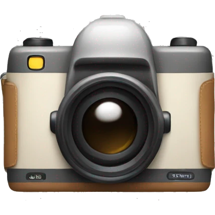 Neutral camera emoji
