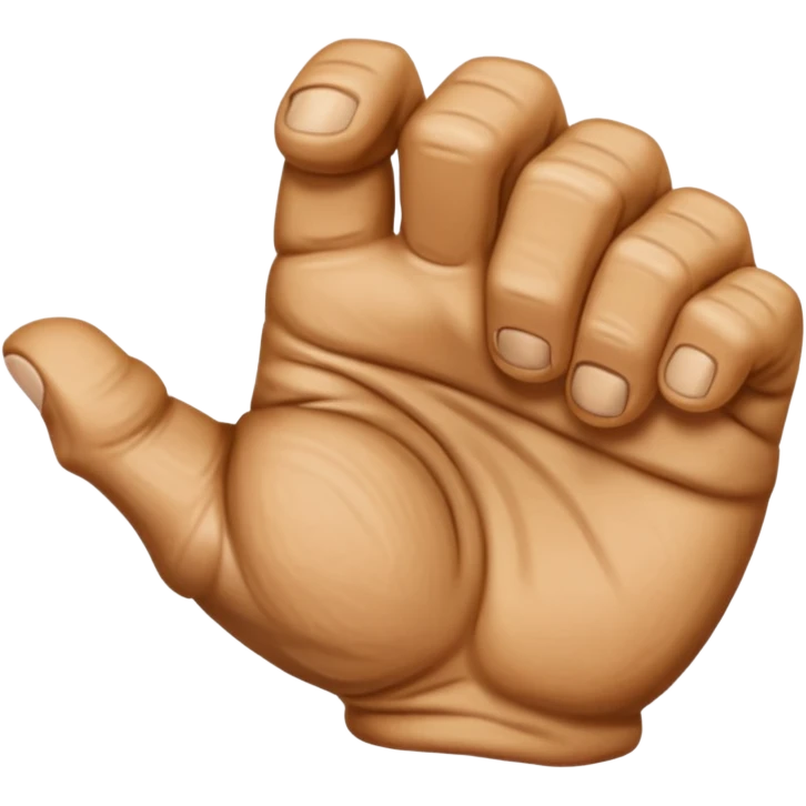 back of clenched knuckle emoji