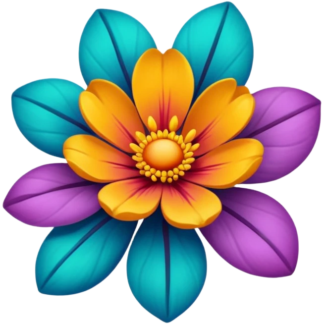 vintage emogie flower emoji