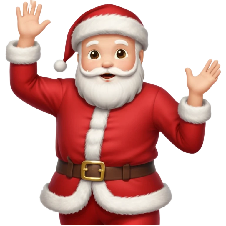 santa claus dance emoji