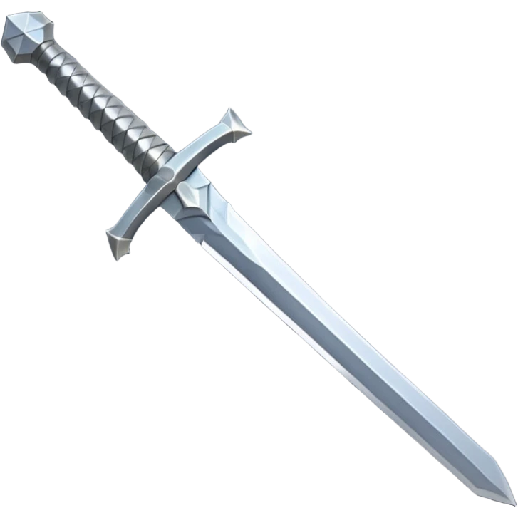 low poly sword emoji