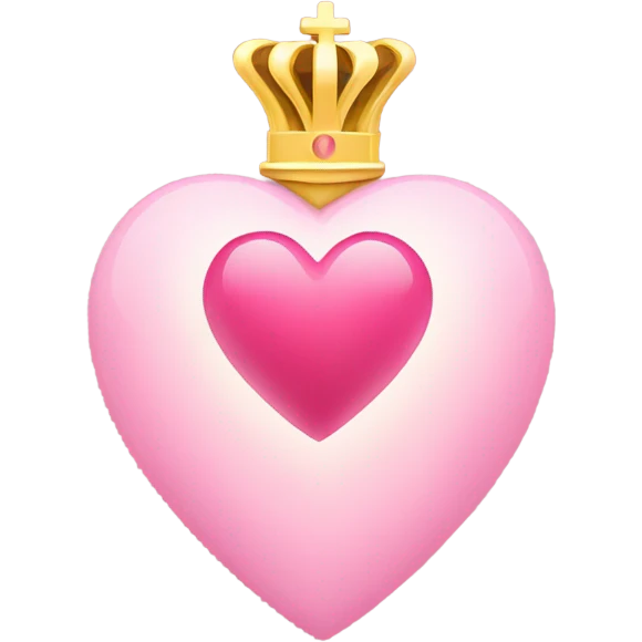 Light pink sacred heart emoji