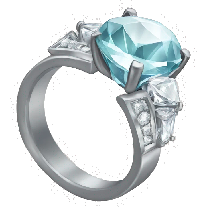 Diamond ring christmas emoji
