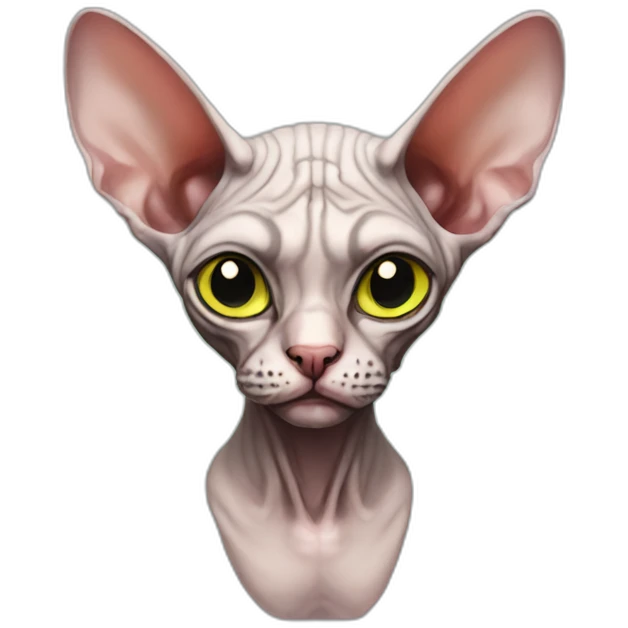sphynx cat zombie emoji