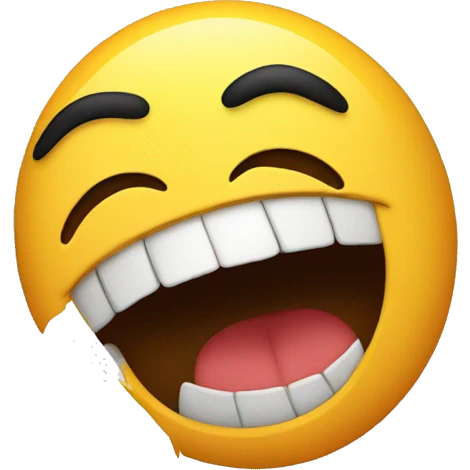 emoji biting the side of its mouth with one eye brow raised emoji