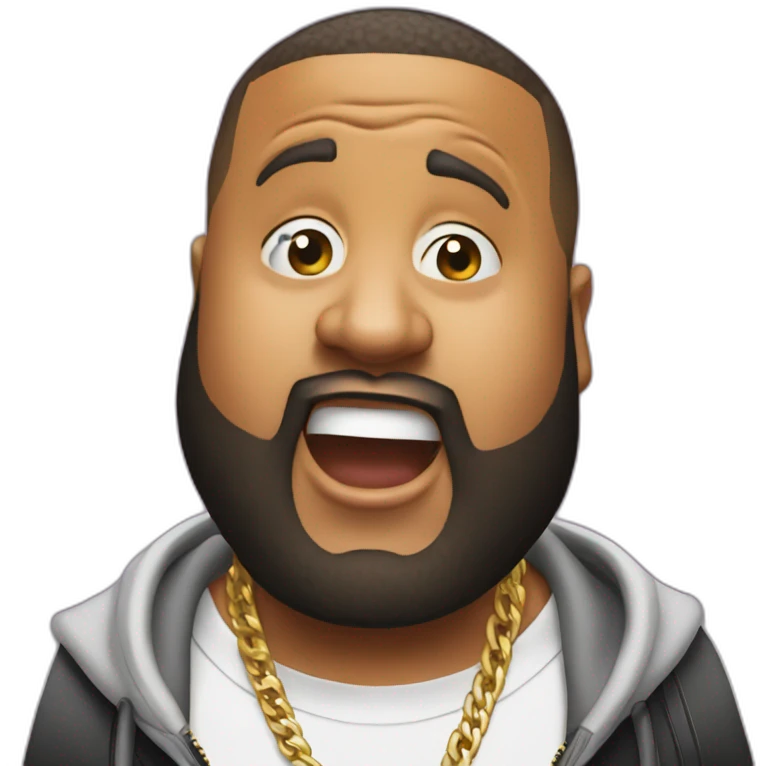 dj khaled cringing emoji