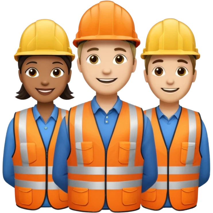group of railway engineers emoji