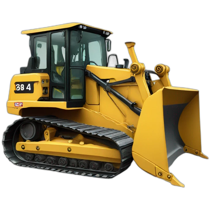 caterpillar bulldozer emoji