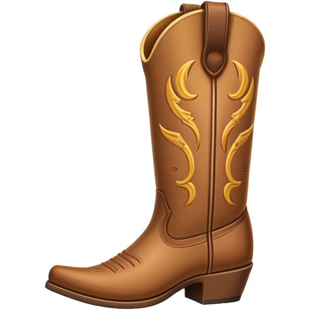 Cowboy boot emoji