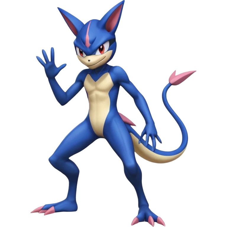Greninja-Pokémon, full body emoji