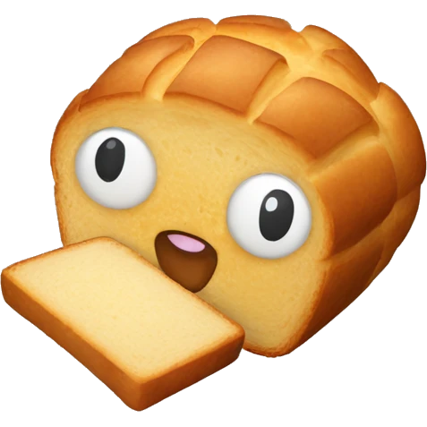 spider bread with a ballon emoji