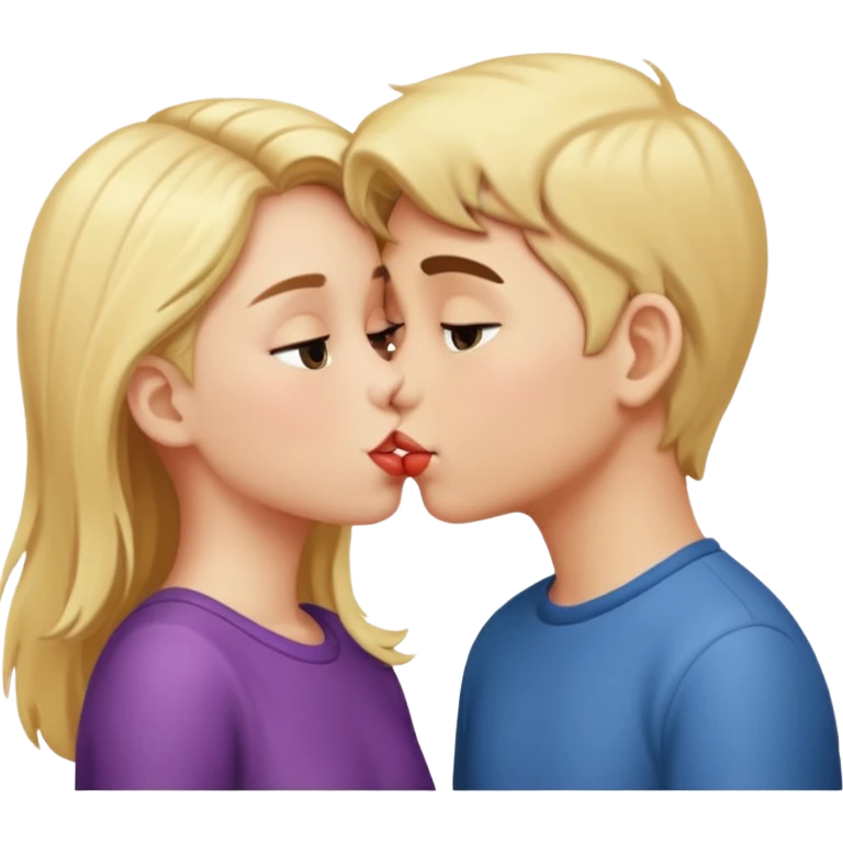 kids kiss emoji