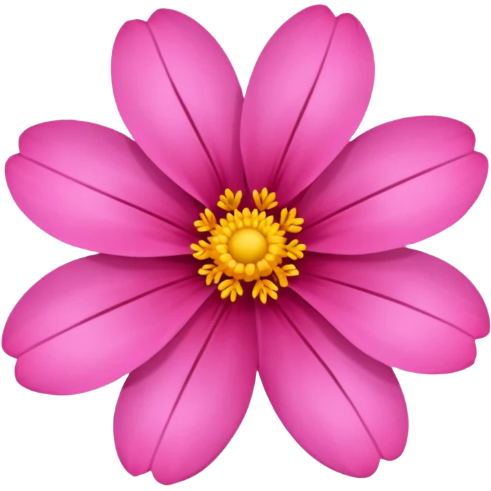 Çiçek pink emoji