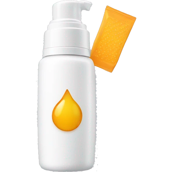little facial sunscreen bottle isdin emoji
