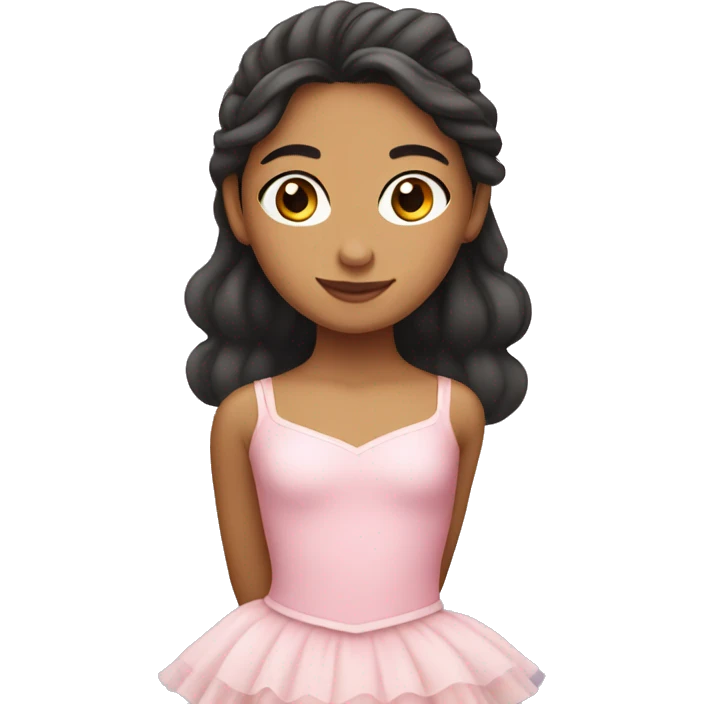 Hispanic girl ballerina emoji