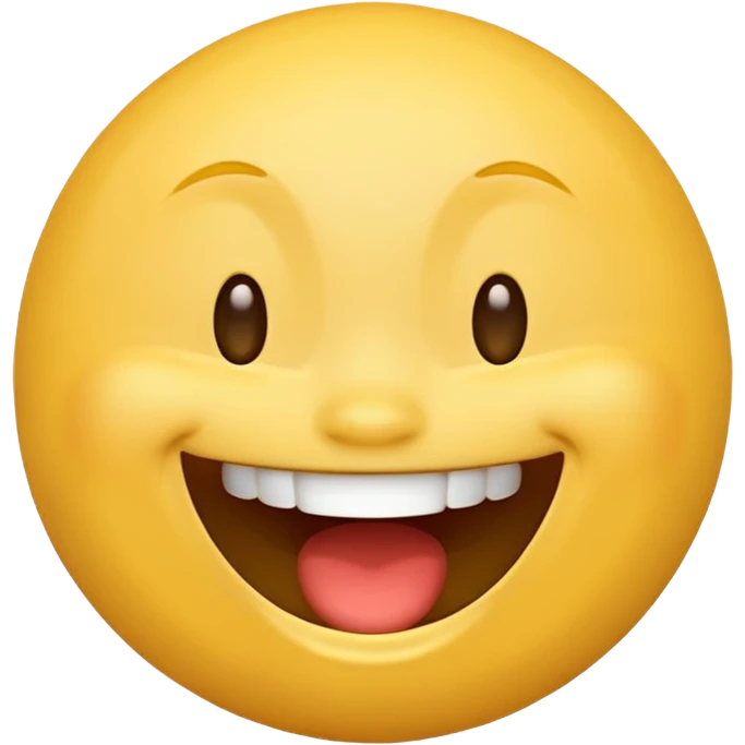 Create a  Laugh reaction emoji for a new social media app emoji
