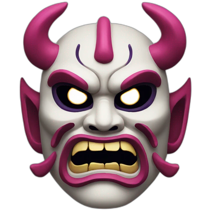 galaxy japanese oni mask emoji