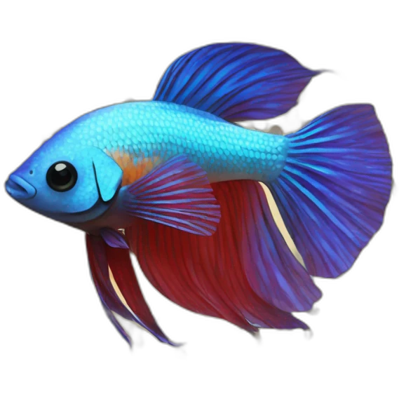 betta fish with leopard spots emoji
