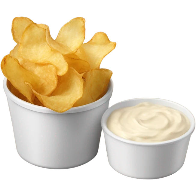 Potato chips and dip emoji