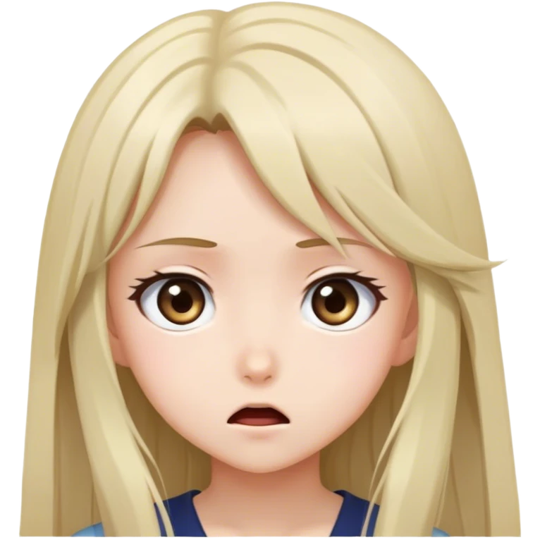 Gái anime chấm hỏi emoji
