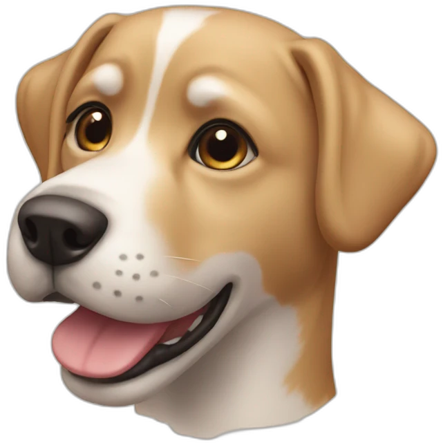 Chat ken un chien emoji