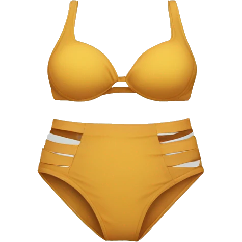 High waist bikini emoji