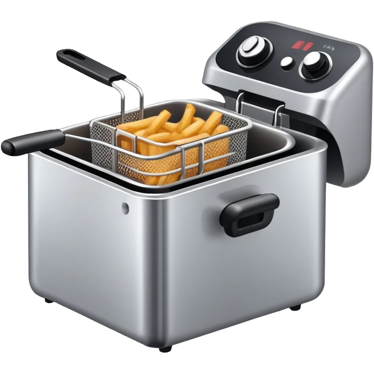 deep fryer without French fries emoji